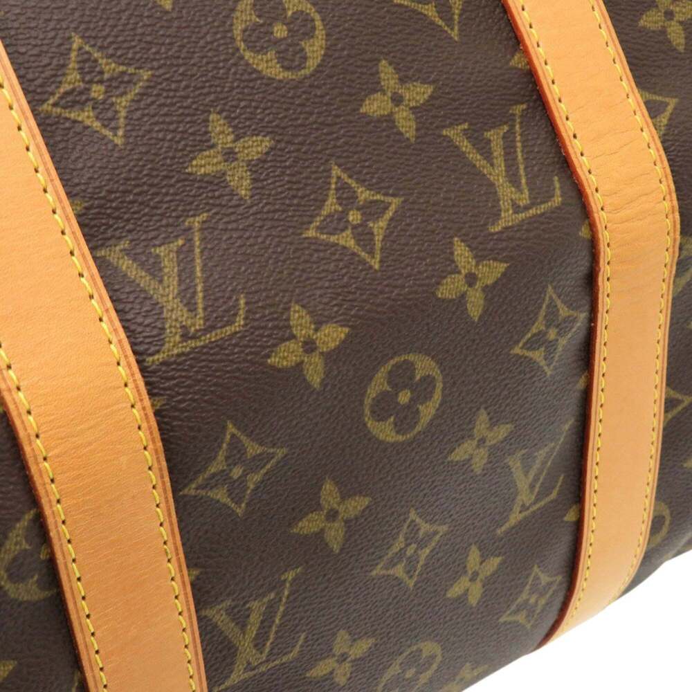 LOUIS VUITTON Authentic Brown Monogram Keepall 50 Boston Bag - Picture 8 of 10